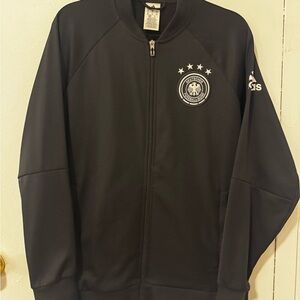 Adidas Black Zip-Up Jacket